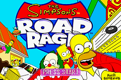 The Simpsons - Road Rage Title Screen
